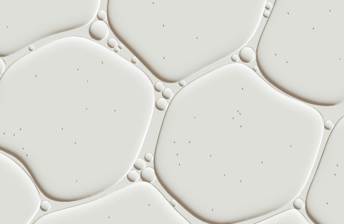 Close-up of milk bubbles